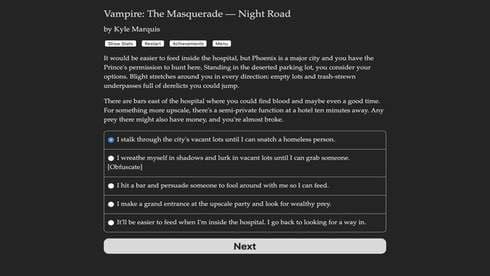 Vampire: The Masquerade - Night Road screenshot 3