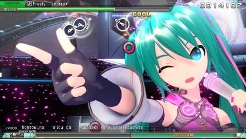 Hatsune Miku: Project DIVA Mega Mix+ screenshot 1