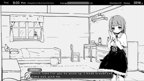 Living With Sister: Monochrome Fantasy screenshot 1