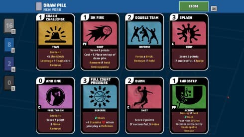 Clutchtime: Basketball Deckbuilder screenshot 3